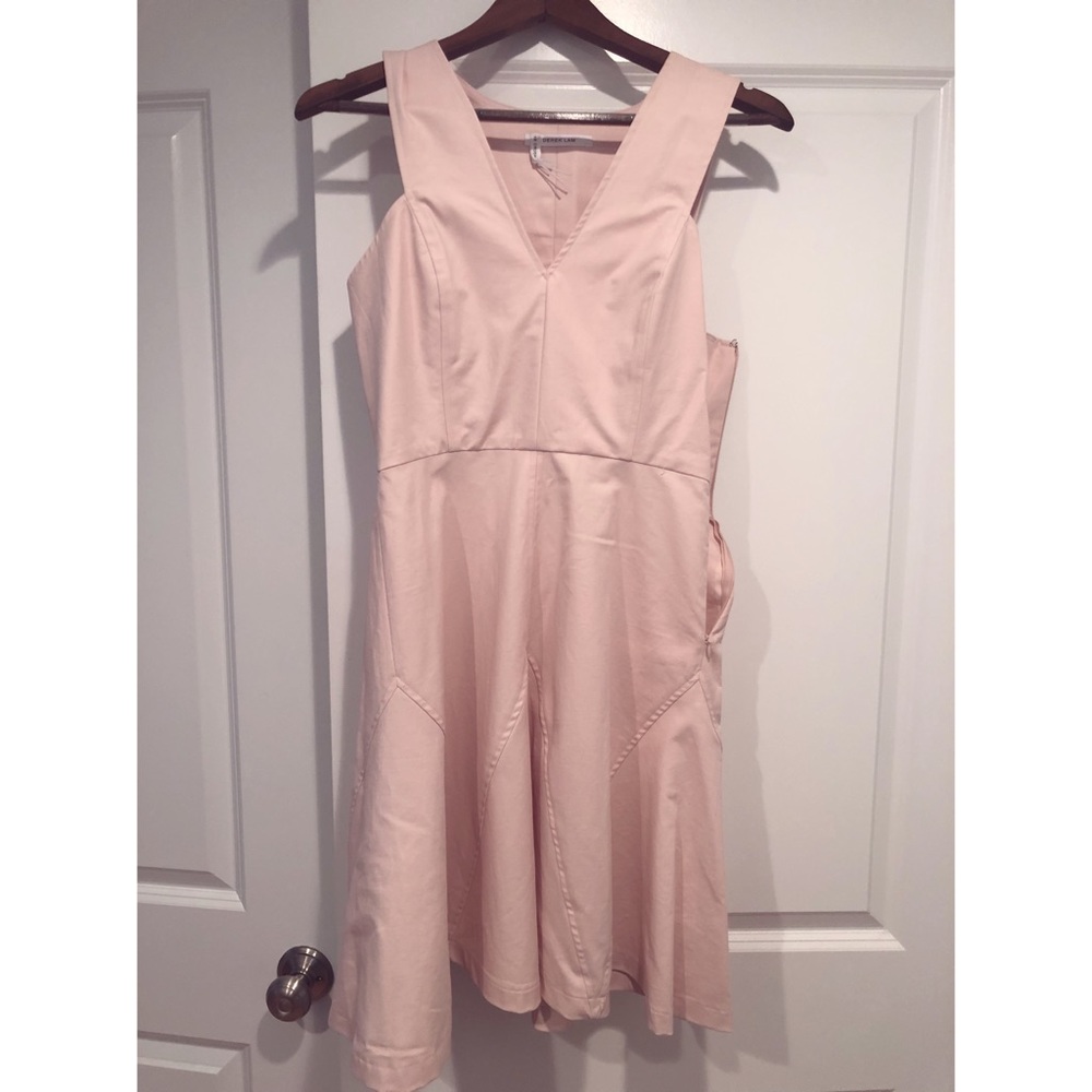 Derek Lam peach cotton dress